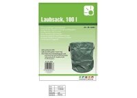 Laubsack 100 Liter, 78x53cm, grün oder schwarz