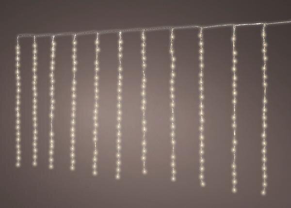 Balkonbeleuchtung 420 LEDs mit 5 Geschwindigkeitseffekten, 4x1m