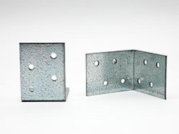Winkel 50x50x40mm, 2mm dick, Metall, verzinkt