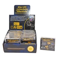LED-Lichterkette 80 LEDs, ca. 8m , mit Timer,...