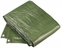 DEAL DES TAGES 2 x Abdeckplane/Schutzplane 5x6m 100g/m² Polyethylen grün
