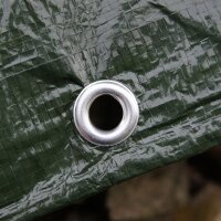 DEAL DES TAGES 2 x Abdeckplane/Schutzplane 5x6m 100g/m² Polyethylen grün