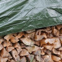 DEAL DES TAGES 2 x Abdeckplane/Schutzplane 5x6m 100g/m² Polyethylen grün