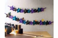 3 Stück Adventskalender Filz zum Befüllen Motiv Elch+Schneemann+Sterne