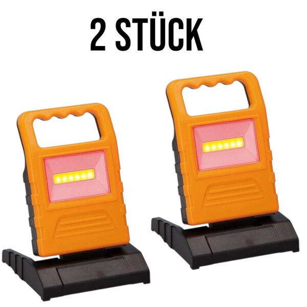 2 x Arbeitslampe 1xCOB 120lm ABS