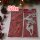 50 x Glitzer Rentiere 2er  rot/silber 15cm Dekoration Weihnachten zum Hängen