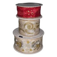 Geschenkband Textil, div. Längen/Breiten