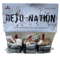Deto-Nation 3er Pack kubische Kanonenschläge White...