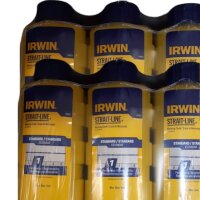 IRWIN Schlagschnurkreide/Markierungskreide STRAIT-LINE Blau 6x227g  / 6er Pack