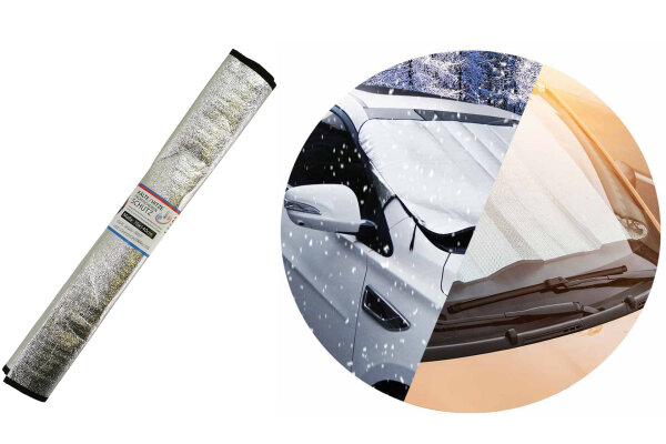 Windschutzscheibenabdeckung 70x140 alubeschichtet thermoisolierend