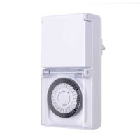 Zeitschaltuhr mechanisch außen elektrisch Analog...