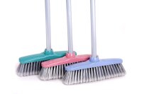 Besen mit Stiel 3 farbig sort. AcidColor