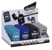 Sturmfeuerzeug  BOSS Sprüche sort. JETFLAME