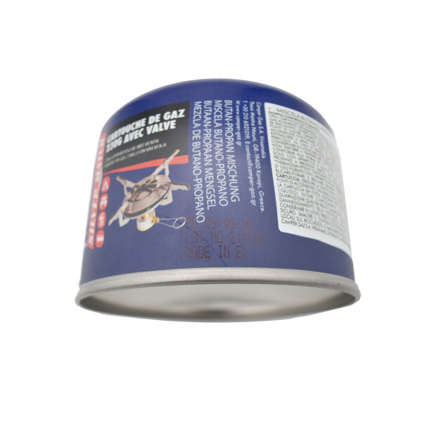 Gaskartusche SILVER MATCH CARTRIDGE GAS WITH VALVE 230g - DL-24