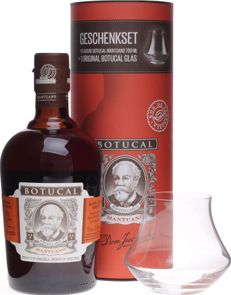Botucal Mantuano Geschenkset mit Tumbler 0,7 Liter 40 % Vol.