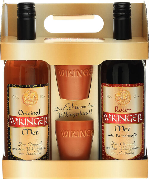 Wikinger Met Set 1x Original und 1x Rot 1,5l
