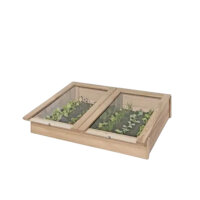 Frühbeet Holz 118×80×30 cm