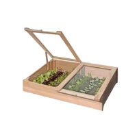 Frühbeet Holz 118×80×30 cm