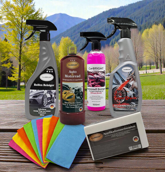 CarBRIGHT 6-tlg. Auto-Frühlingskur zur Saisoneröffnung