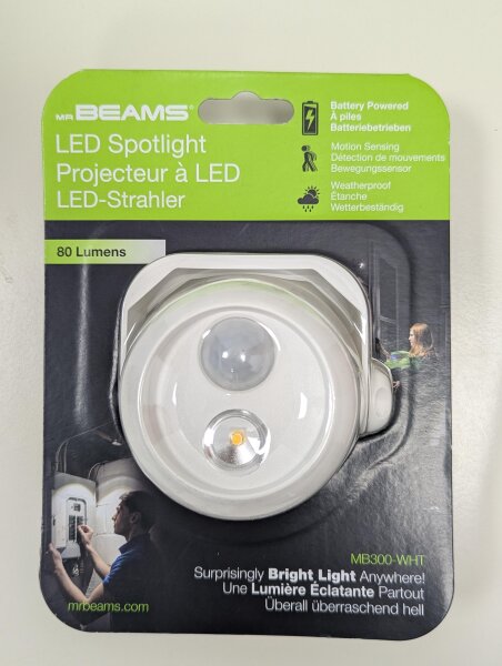 Spotlight 80lm IP55 weiß MB300