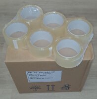 1 Karton mit je 36 Rollen Packband/Paketklebeband...