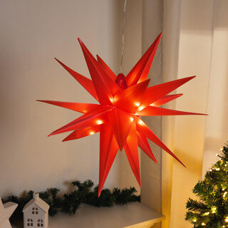 LED Weihnachtsstern rot - für den Außengebrauch, ca. Ø 56 cm