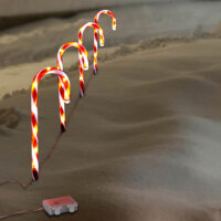 LED Zuckerstangen 4er Set batteriebetrieben, Höhe:...