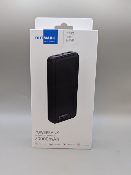 Power Bank schwarz 20.000