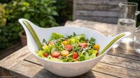 Koziol Salatschale mit Besteck, 3 l Salatschüssel...