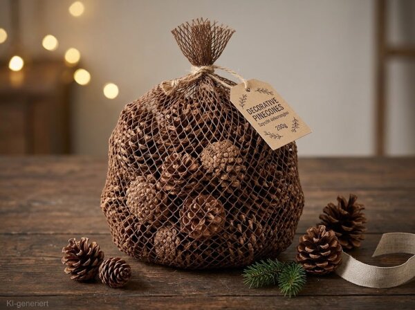 Home Accents tannenzapfen im Netz 6 cm
