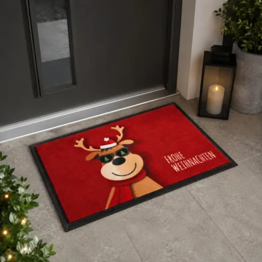 Türmatte Weihnachten Elch 40 x 60 cm